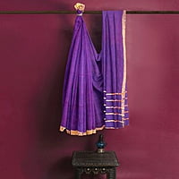 Beauty Berry Linen Saree with BP Beauty Berry Linen Saree with BP