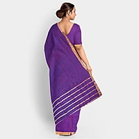 Beauty Berry Linen Saree with BP Beauty Berry Linen Saree with BP