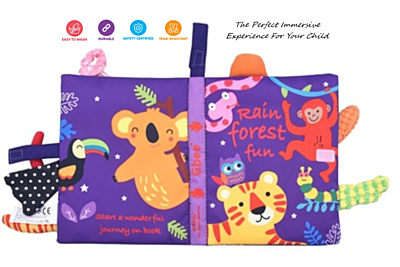 Quiet Book - Rainforest Fun Quiet Book - Rainforest Fun