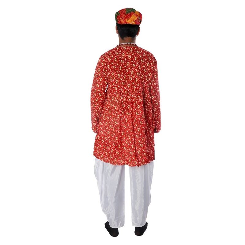 Rajasthani Dance Fancy Dress Costume For Boys