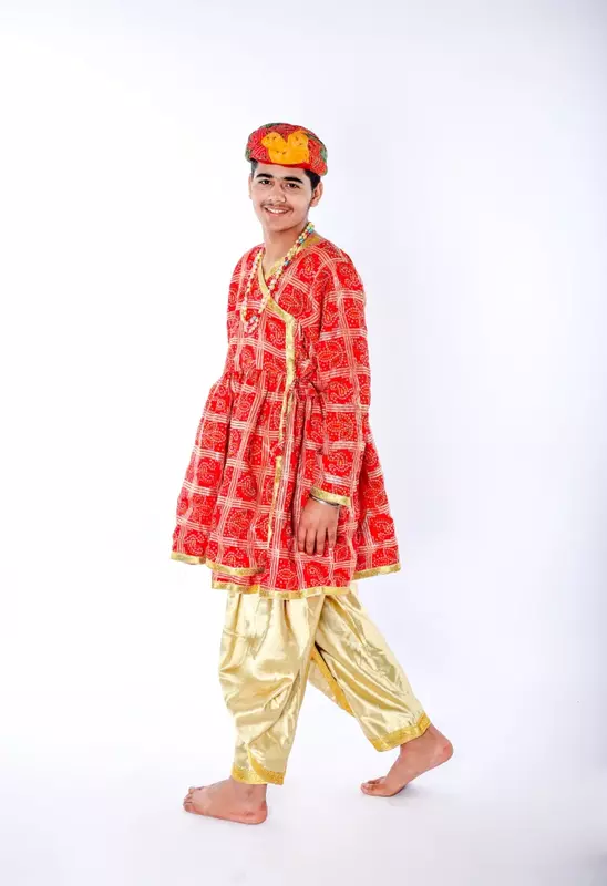 Rajasthani Dance Fancy Dress Costume