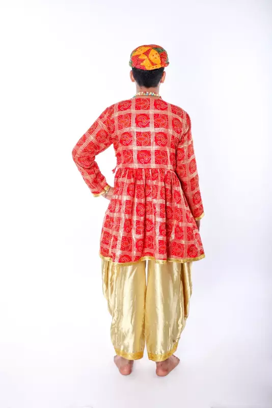 Rajasthani Dance Fancy Dress Costume