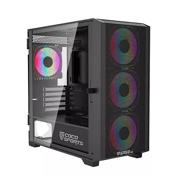 Coconut X4 Gaming Tower Spacious Interior for PC Builders