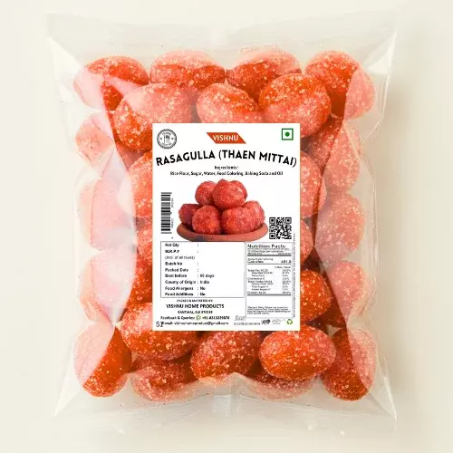 Vishnu Special Dry Red Rasagulla | Thaen Mittai – Sweet Nostalgia in Every Bite- 200g