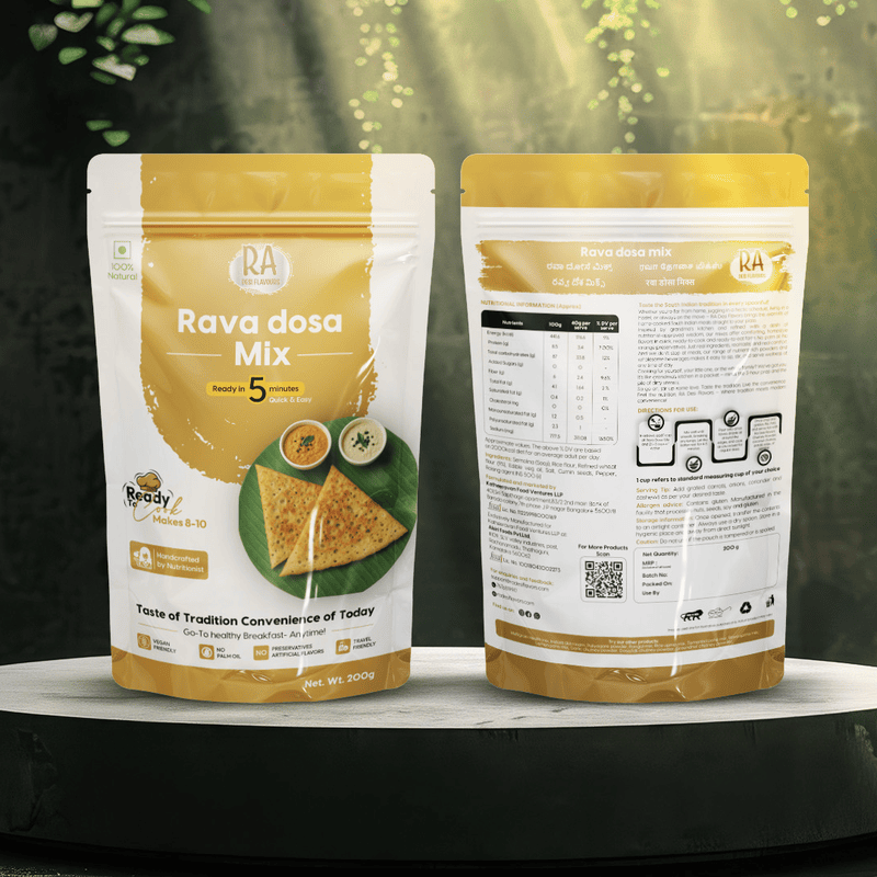 Instant Rava Dosa Mix - Sample