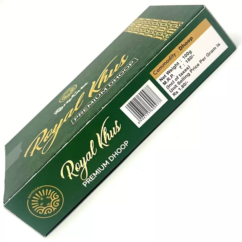 Raviikara ROYAL KHUS Premium Wet Dhoop 100g