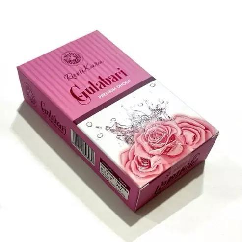 Raviikara GULABARI Premium Wet Dhoop (10 Sticks)