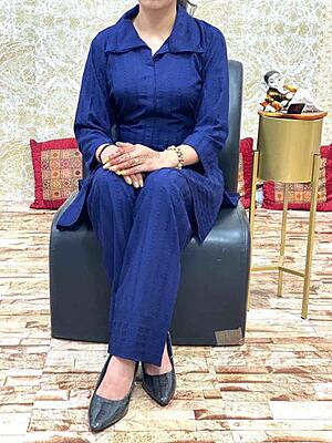 Rayon Chikankari Co-Ord Set Catalogue 1-RoyalBlue