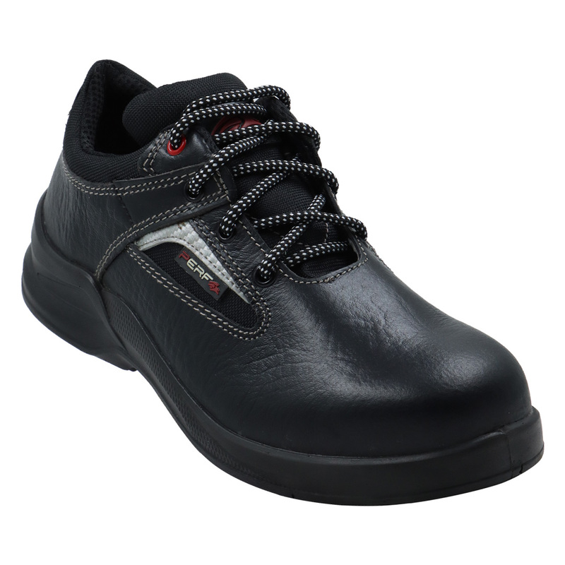 Perf RAZOR X | Steel Toe | Apollo Grain Leather | PU sole | Double Density | Low Ankle | Safety Shoe