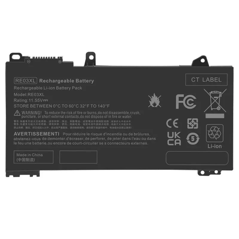 HP RE03XL 3-Cell Laptop Battery – High-Performance Lithium-Ion Power for HP 430/440/450 G6 Laptops