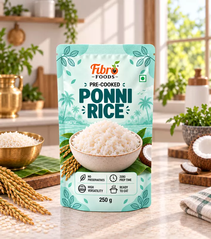 Ready-to-Eat Ponni Rice – 250g