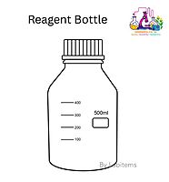 Reagent Bottle extra wide mouth with PP Blue screw cap repeatedly autoclavable