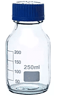 Reagent Bottle with Blue Screw Cap