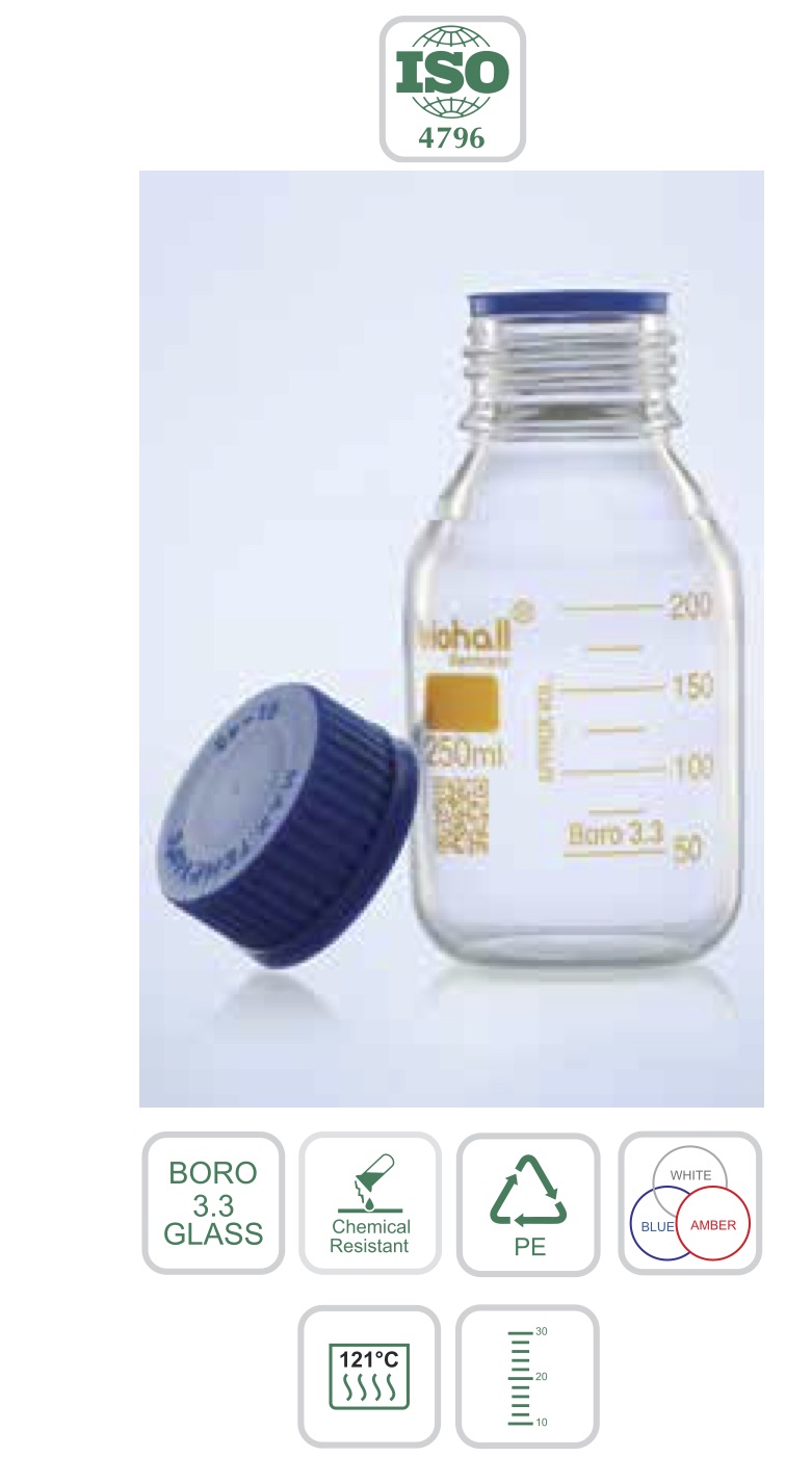 Reagent Bottles with Screw LI.1105.04 -250ml