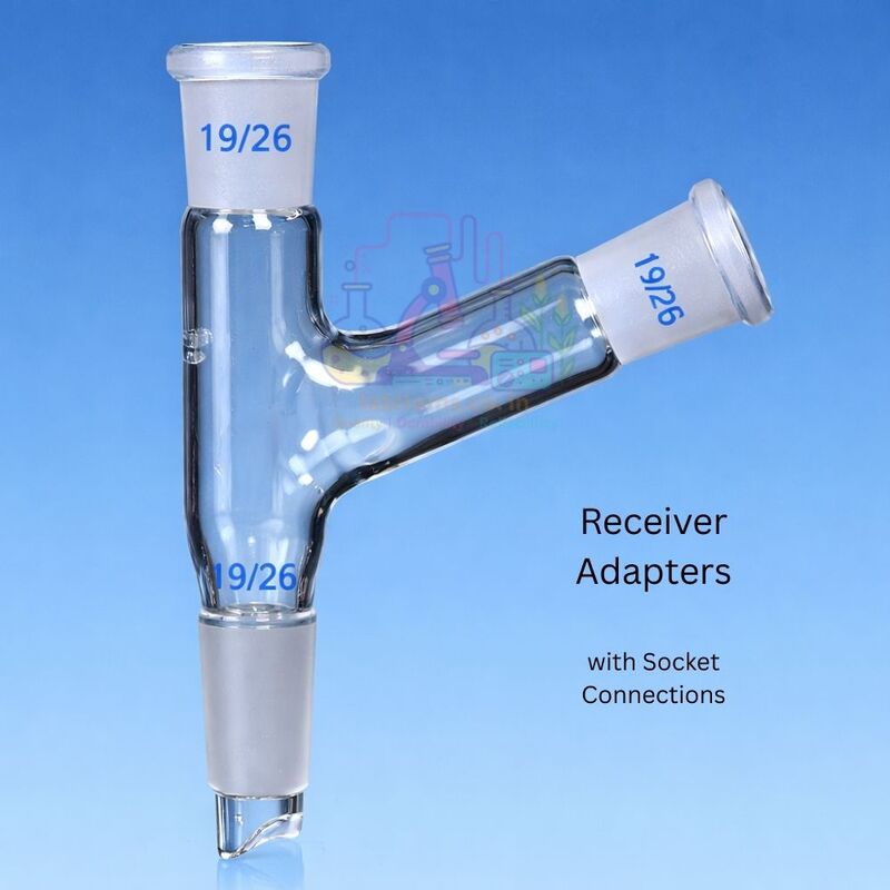 Receiver Adapters with Socket & Pig Type | Laboratory Glass Receiver ...