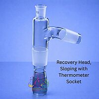 Recovery Head, Sloping with Thermometer Socket