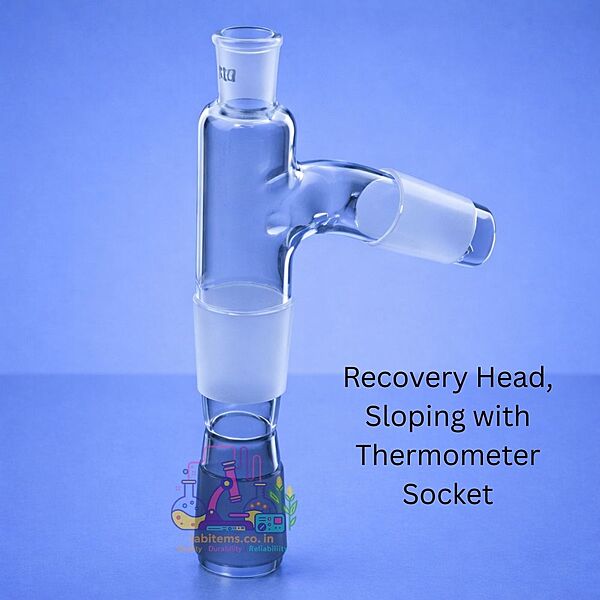 Recovery Head, Sloping with Thermometer Socket