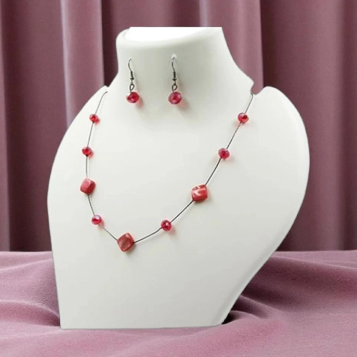 Sparkling Jewelry Set-Necklace & Earrings