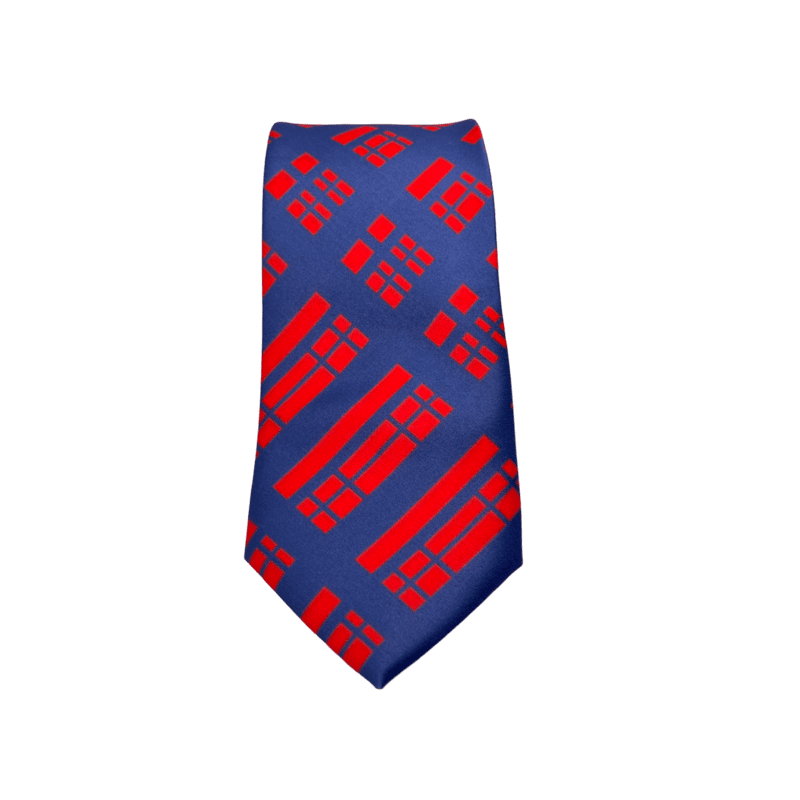 Red & Blue Checks Necktie