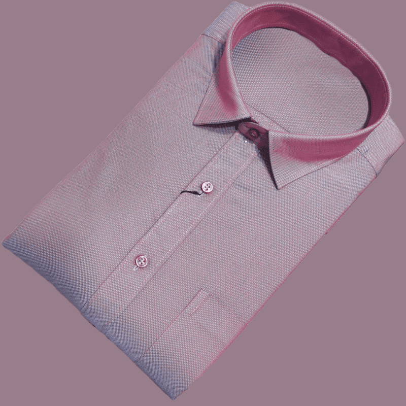 Red Blue Self Design Shirt