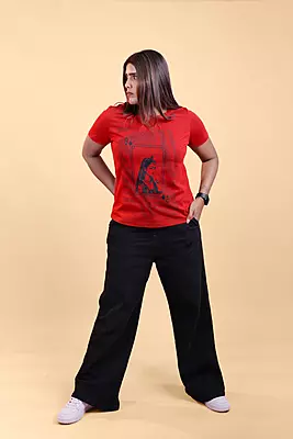 Women's Regular T-Shirt - Red