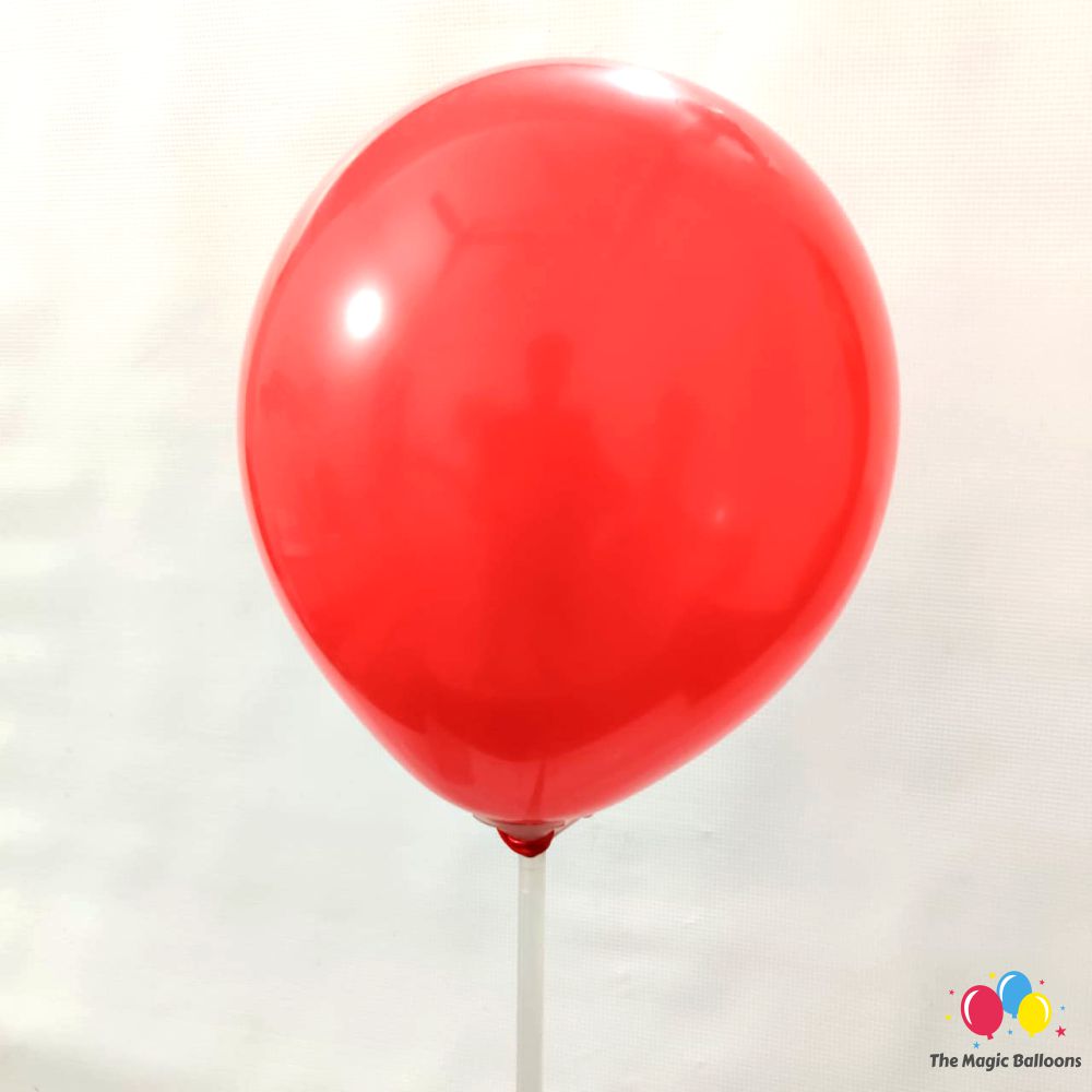 The Magic Balloons Store- Plain Red, Blue, and Pink Rubber/Latex Balloons- Balloons for Theme Party, Summer Camp, Birthday, Wedding, Photoshoot Decoration 80pcs – 181492