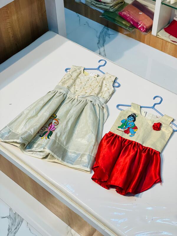 Cream Elegance Frock