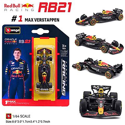 RedBull RB21 No.1 Max Verstappen Bahrain | F1 | 1:64 | Bburago 