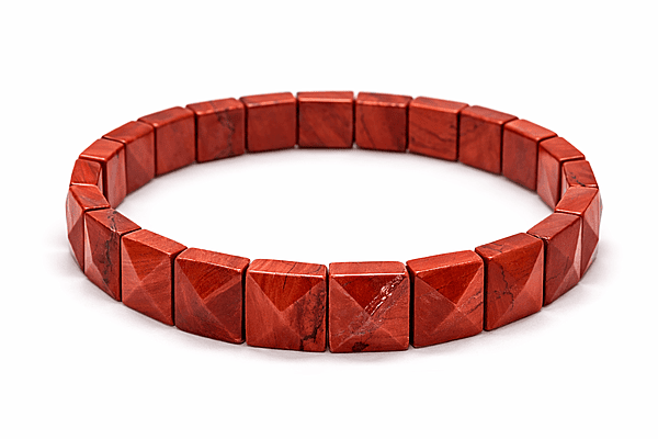 Red Jasper Pyramid Bracelet