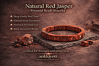 Red Jasper Pyramid Bracelet