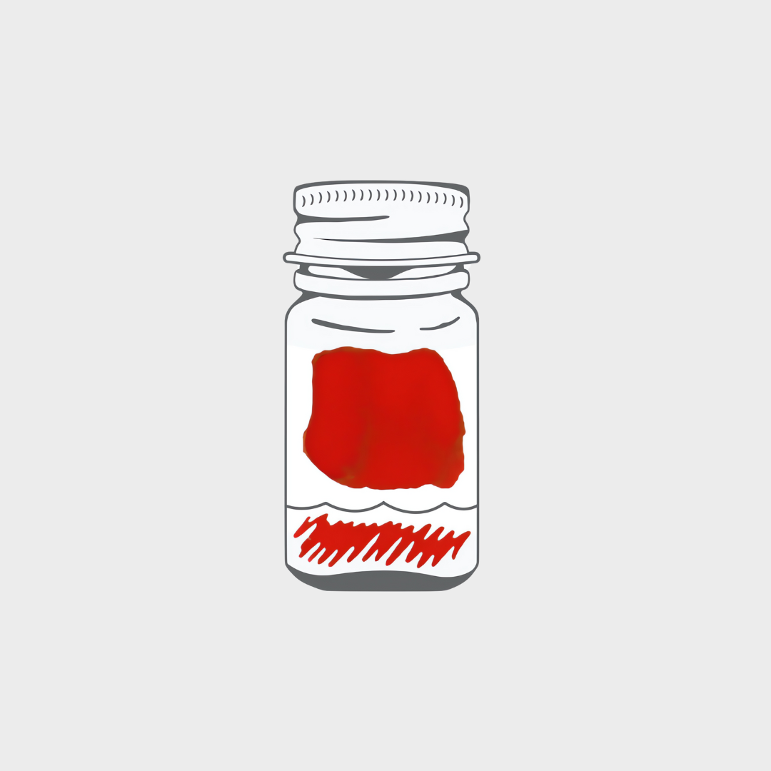 Teranishi Chemical | Ink | 12ml | Guitar | For Fountain Pen | Red
