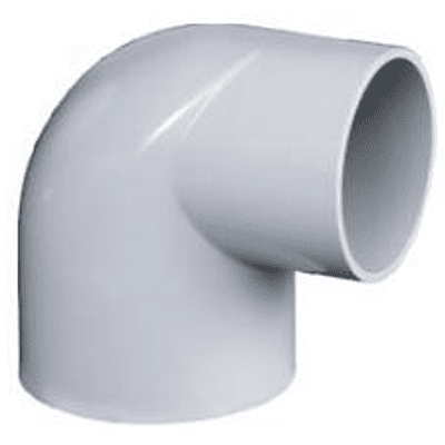 Reducing Elbow HW, 90*75 mm, 3"*2-1/2" Inch, Agriculture PVC Fittings