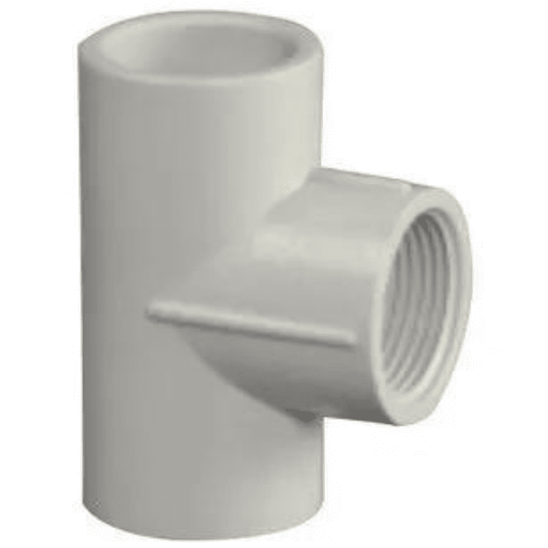 Reducing Th. Tee, 32*20 mm, 1"*1/2" Inch, Agriculture PVC Fittings