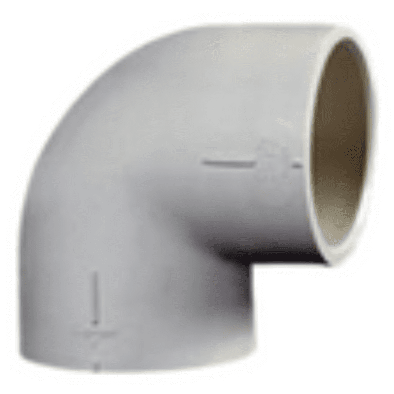 Reducing Th. Elbow, 75*63 mm, 2-1/2"*2" Inch, Agriculture PVC Fittings