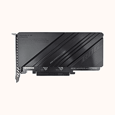 Refurbished ASUS ROG HYPER M.2 CARD PCIE NVME M.2 EXPANSION CARD x2 M2 Slots