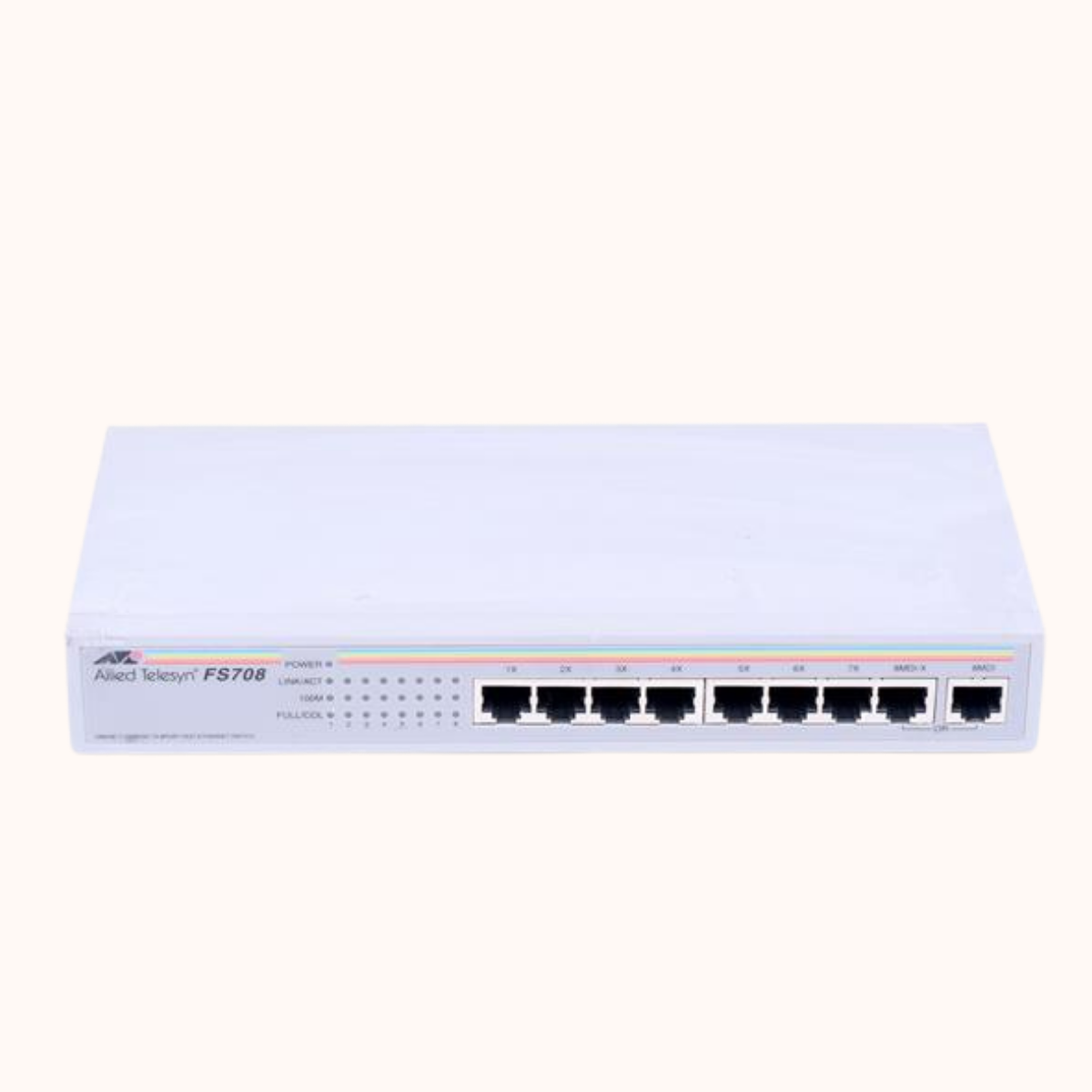 Refurbished Alied Telesyn Switch 100MB 8 Port (AT-FS708)