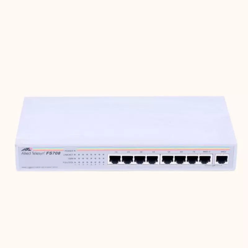 Refurbished Alied Telesyn Switch 100MB 8 Port (AT-FS708)