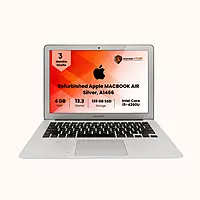 Refurbished Apple MACBOOK AIR 13-inch Early 2014, Intel i5-4260U, 4GB RAM, 128GB SSD DDR3, A1466, Silver