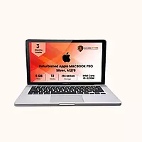 Refurbished Apple MACBOOK PRO 13-inch, Mid 2012, Intel i5-3210M, 6GB RAM, 256GB SSD DDR3, Silver, A1278