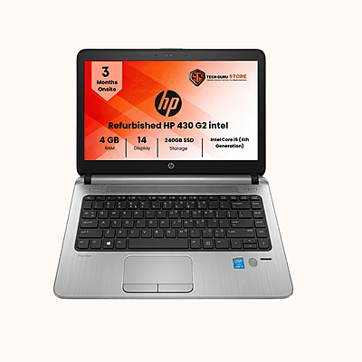 Refurbished HP 430 G2 intel i5 4th- 4GB Ram/240GB SSD/14"