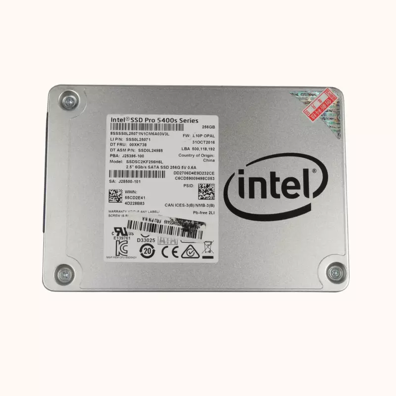 Refurbished Intel Pro 5400S SATA SSD 256GB (SSDSC2KF256H6L)