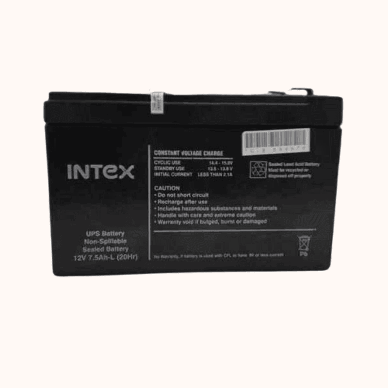 Refurbished Intex 12V 7.5 AH Intex UPS Battery (IT-1275) Refurbished Intex 12V 7.5 AH Intex UPS Battery (IT-1275)