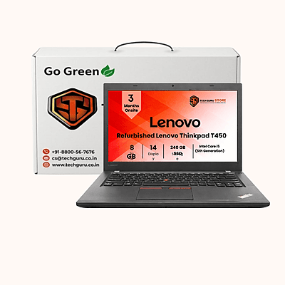 Refurbished Lenovo Thinkpad T450-8GB/240GB/14"