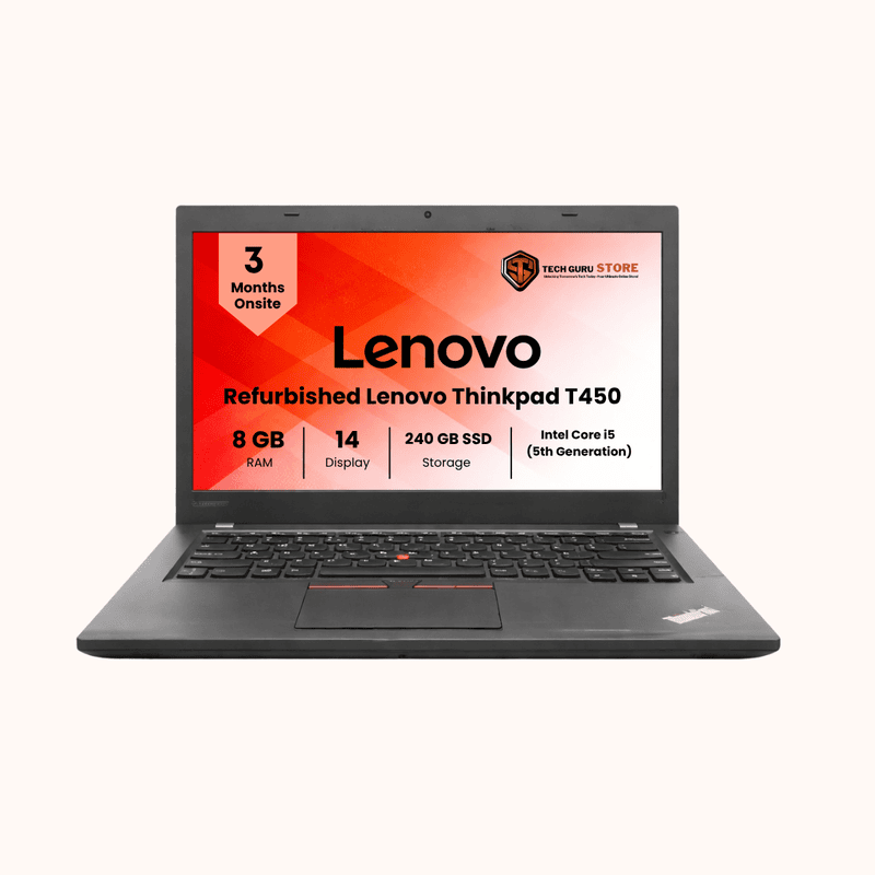 Refurbished Lenovo Thinkpad T450-8GB/240GB/14"