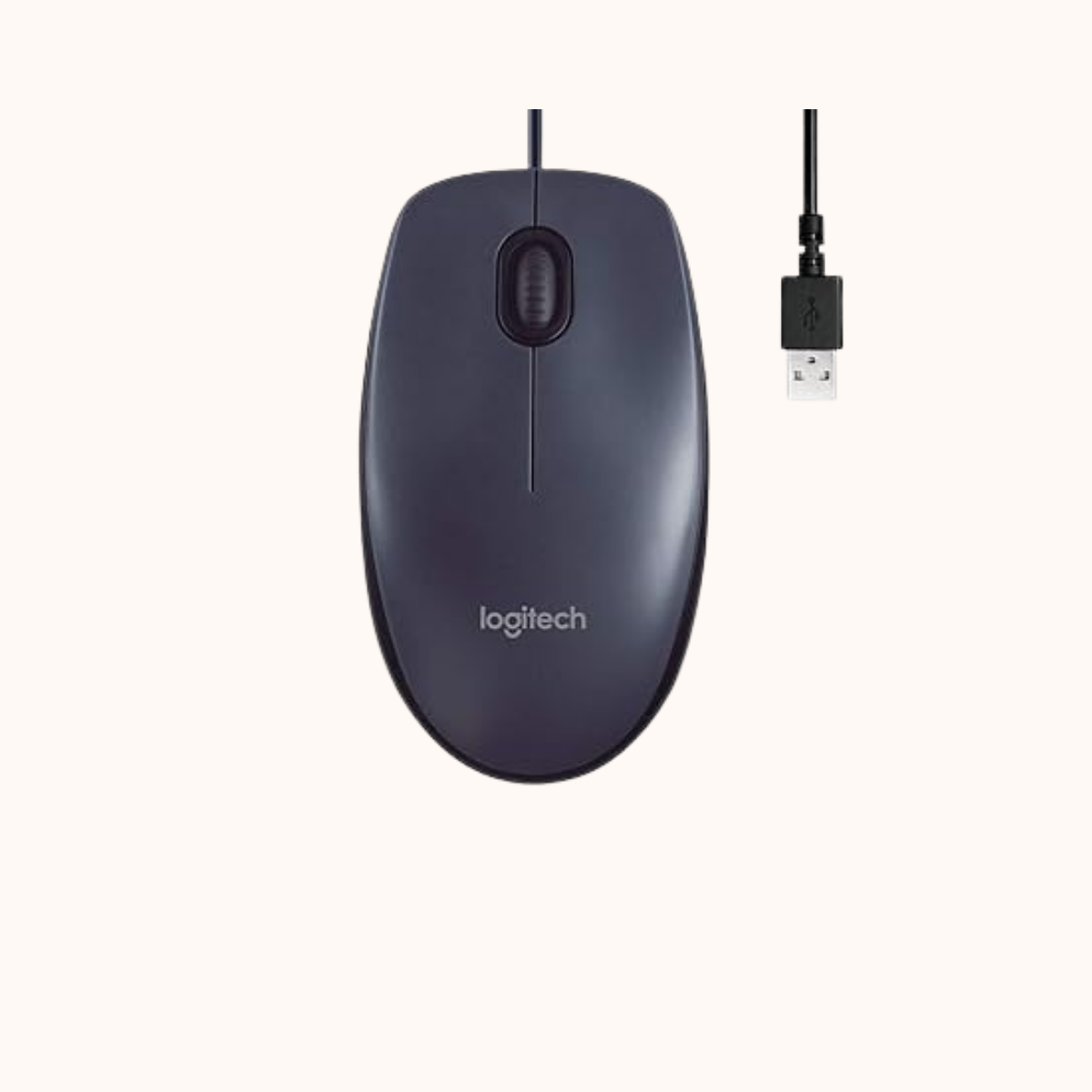 Refurbished Logitech Wired USB Mouse (M100R)