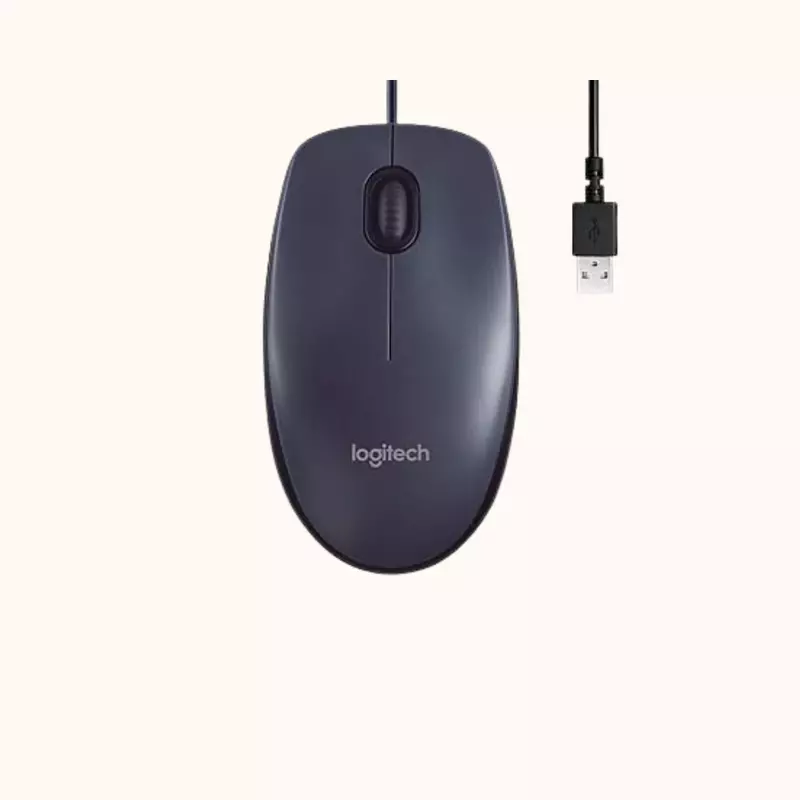Refurbished Logitech Wired USB Mouse (M100R)