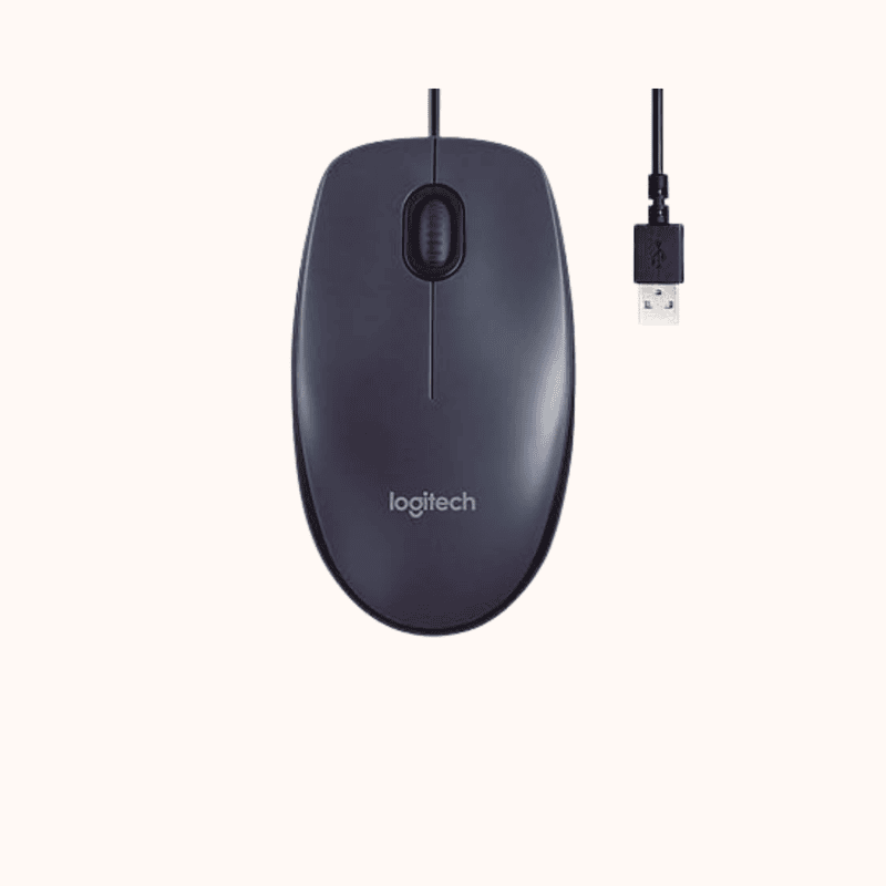 Refurbished Logitech Wired USB Mouse (M100R)