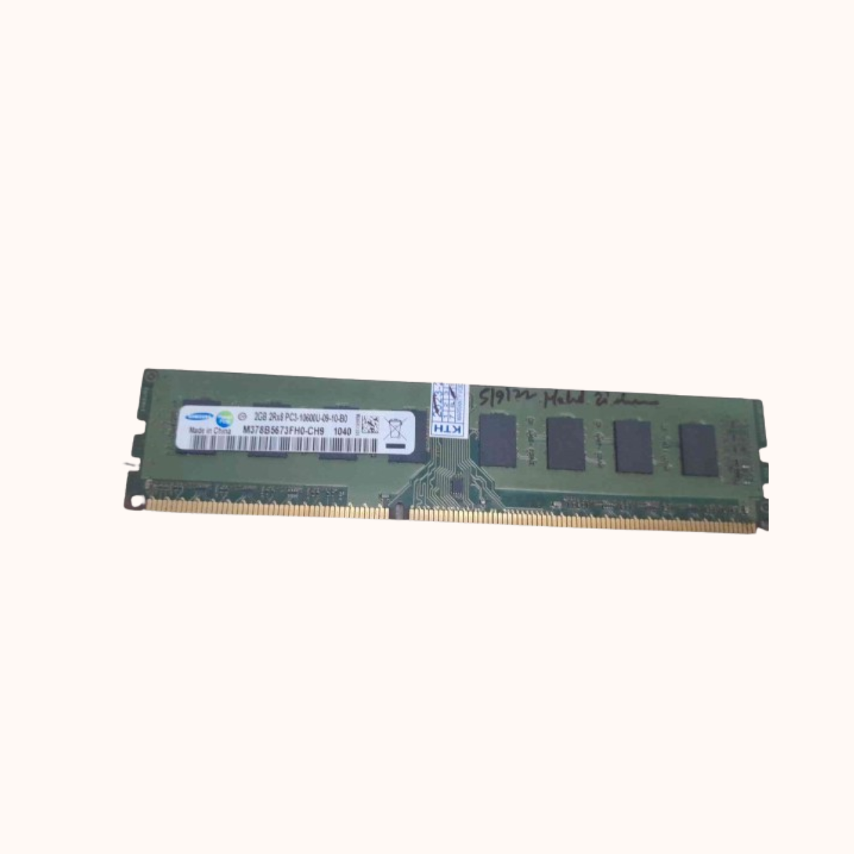 Refurbished Samsung Desktop RAM DDR3  -2GB (M378B5673FH0-CH91040)