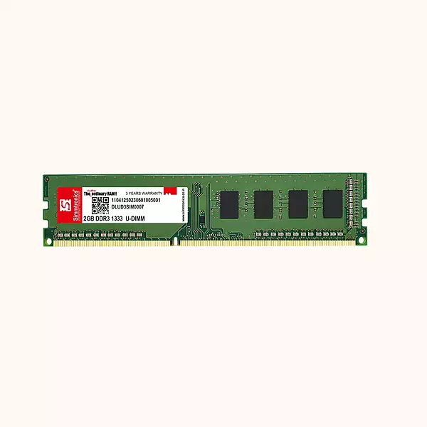 Refurbished Simtronics Desktop RAM DDR3 1333 U DIMM-2GB