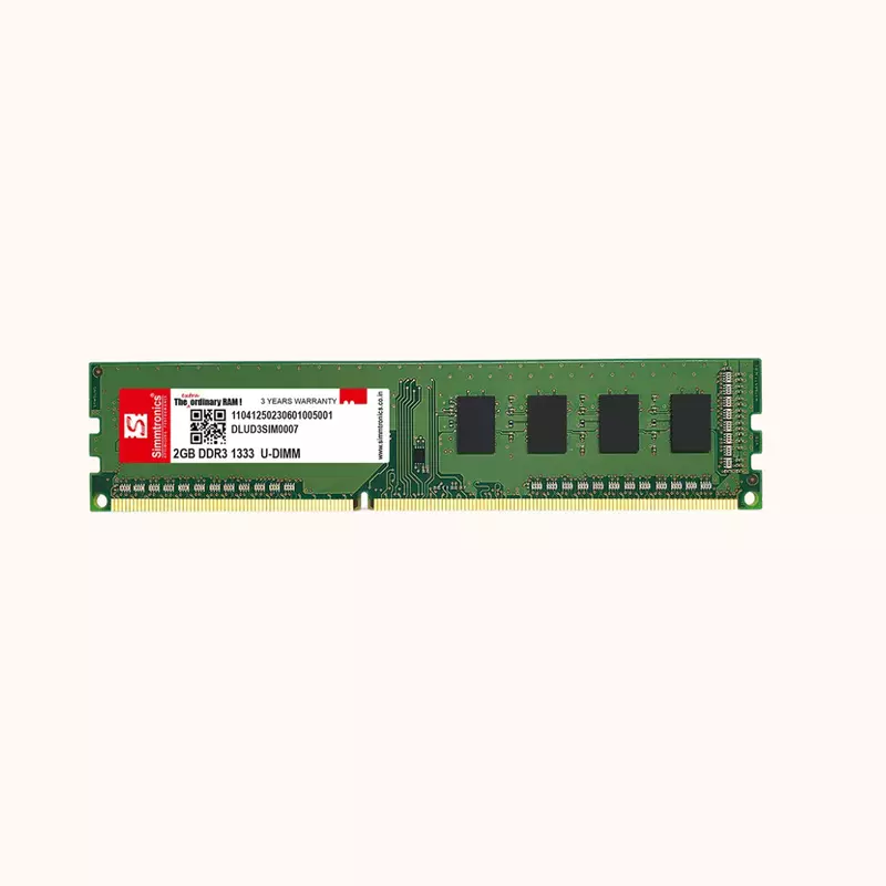 Refurbished Simtronics Desktop RAM DDR3 1333 U DIMM-2GB